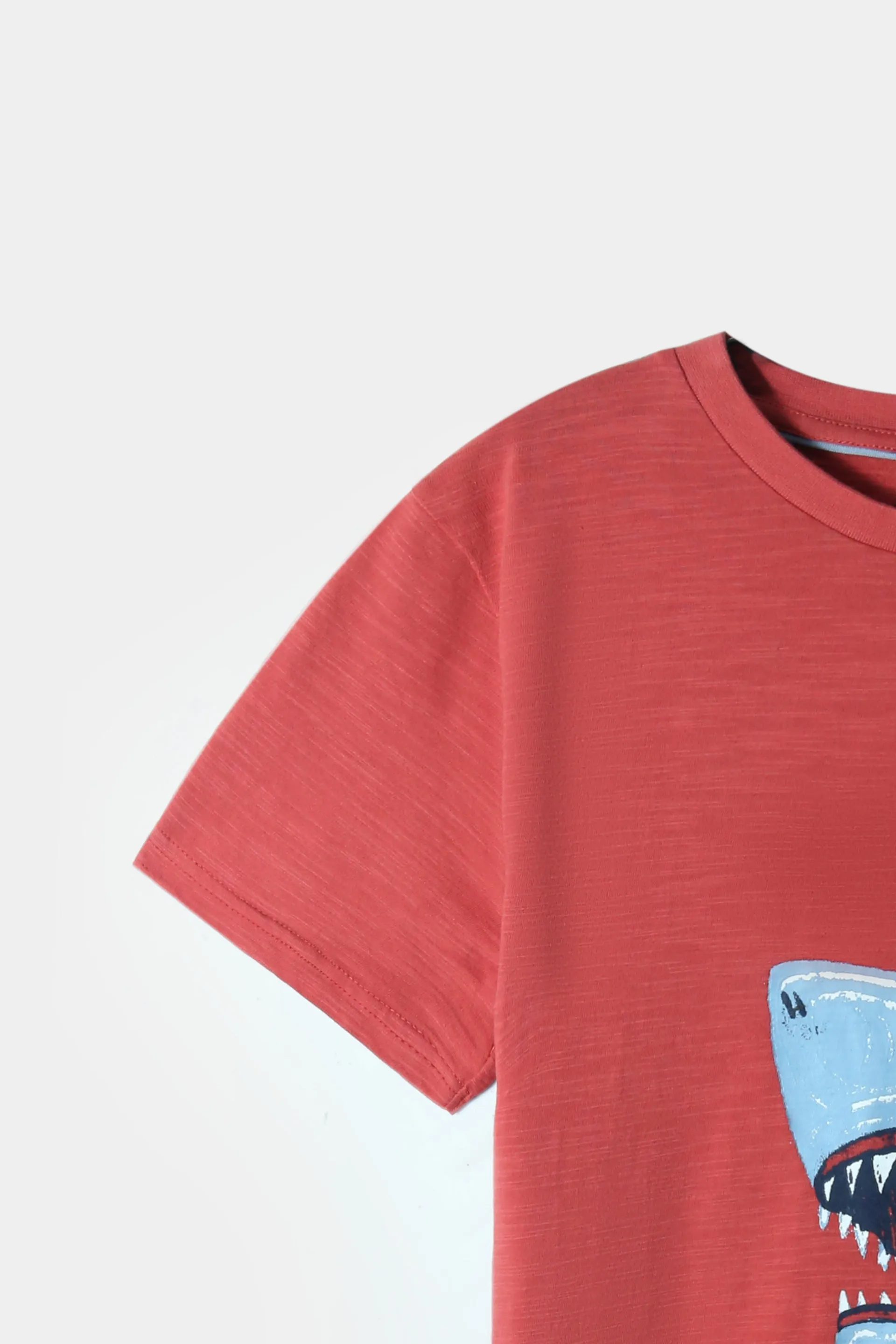Kids Soft Cotton Printed Round Neck T-Shirt