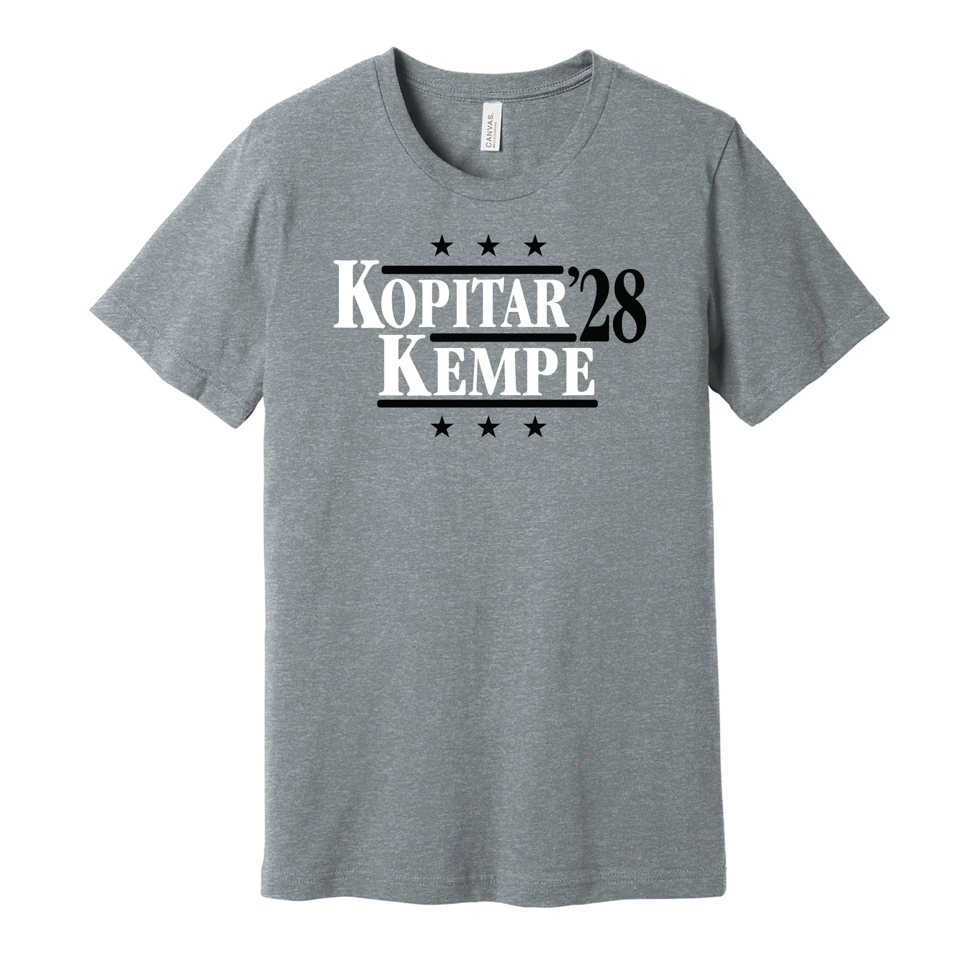 Kopitar & Kempe '28 - Los Angeles Hockey Political Campaign Parody T-Shirt - Hyper Than Hype Shirts