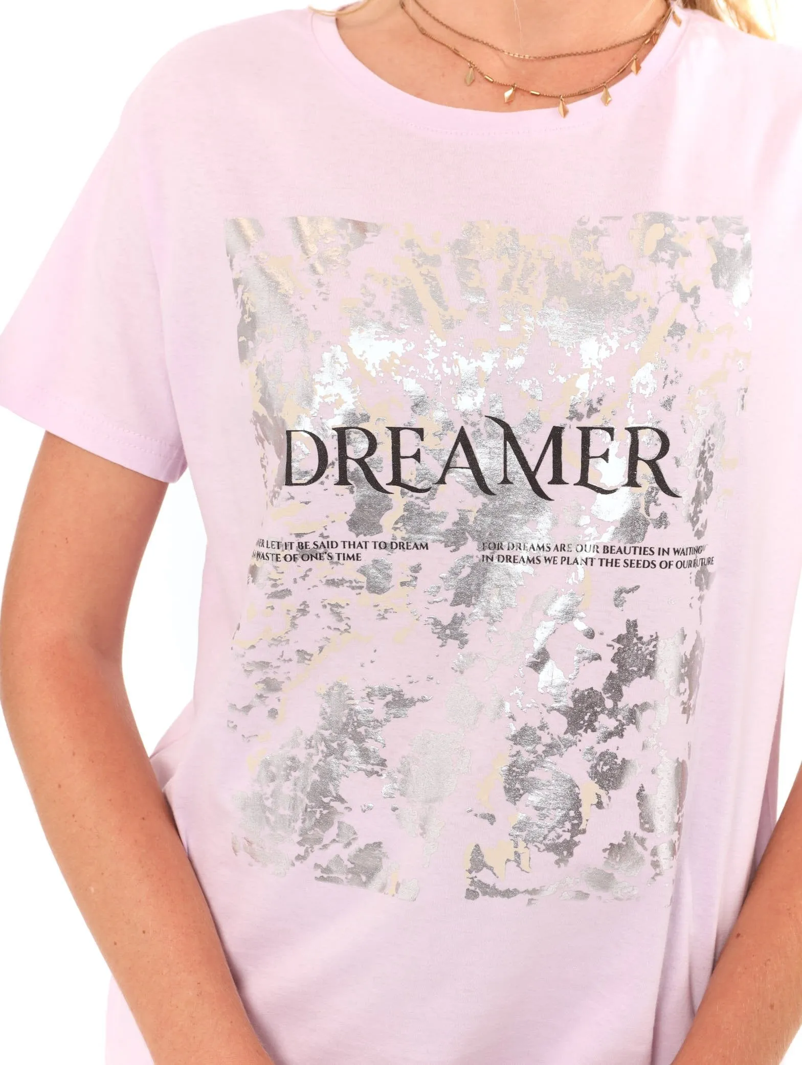 Ladies Fitted Dreamer Tee - Lilac