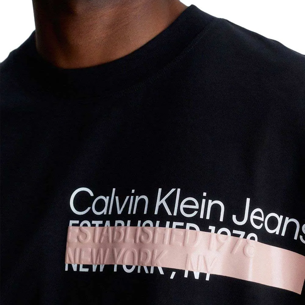 Layered Address T-Shirt - Black