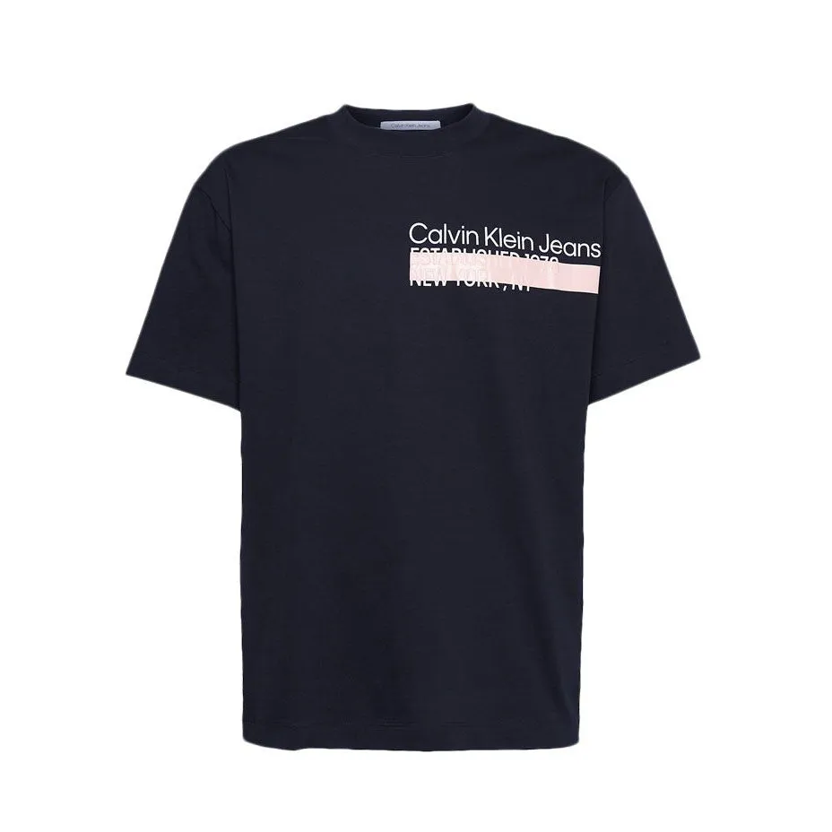 Layered Address T-Shirt - Black