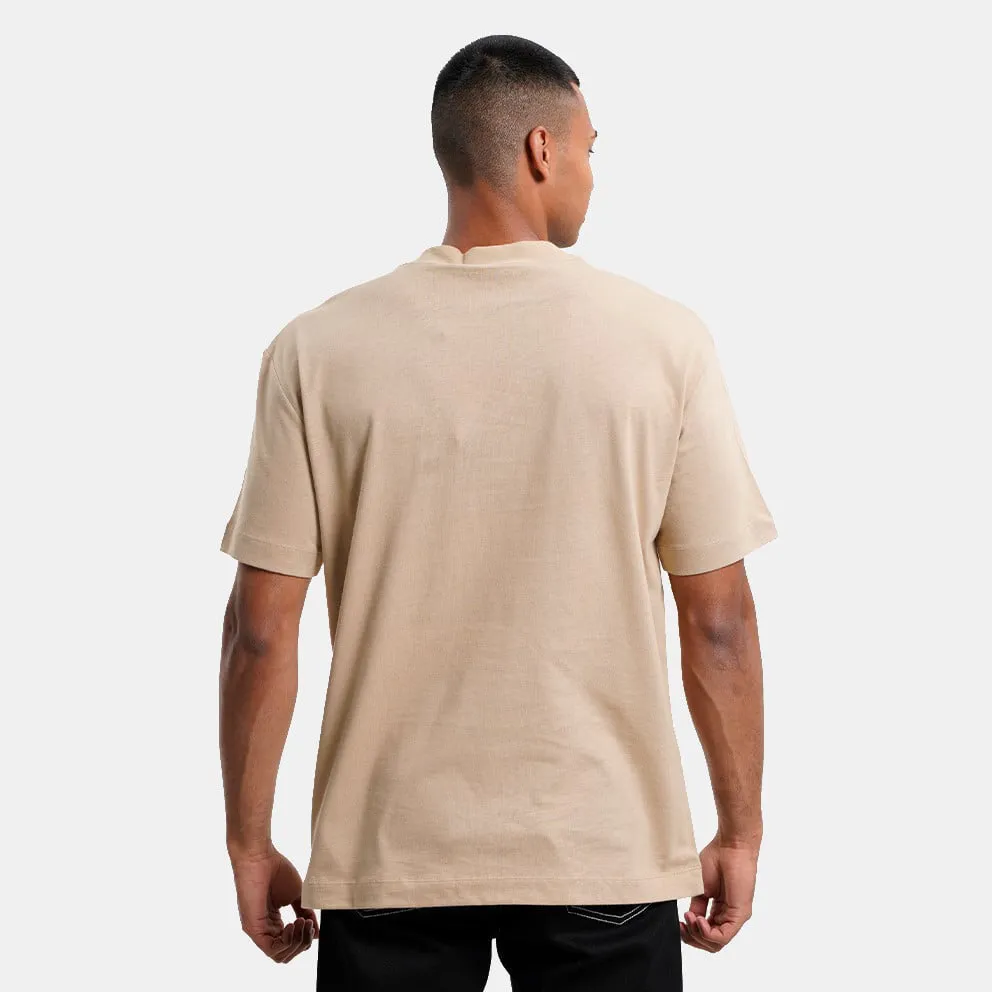 Layered Address T-Shirt - Brown