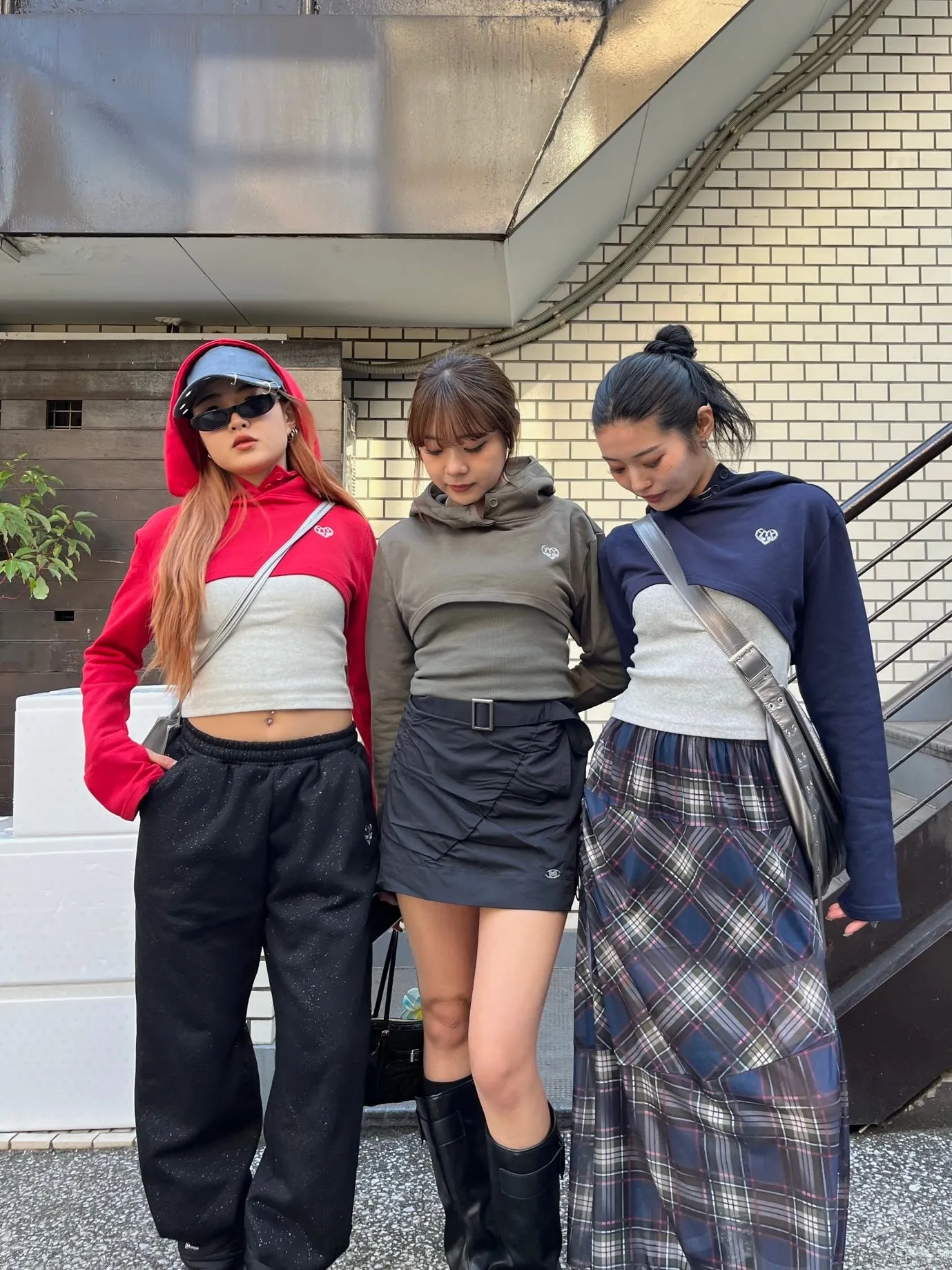 layered hoodie