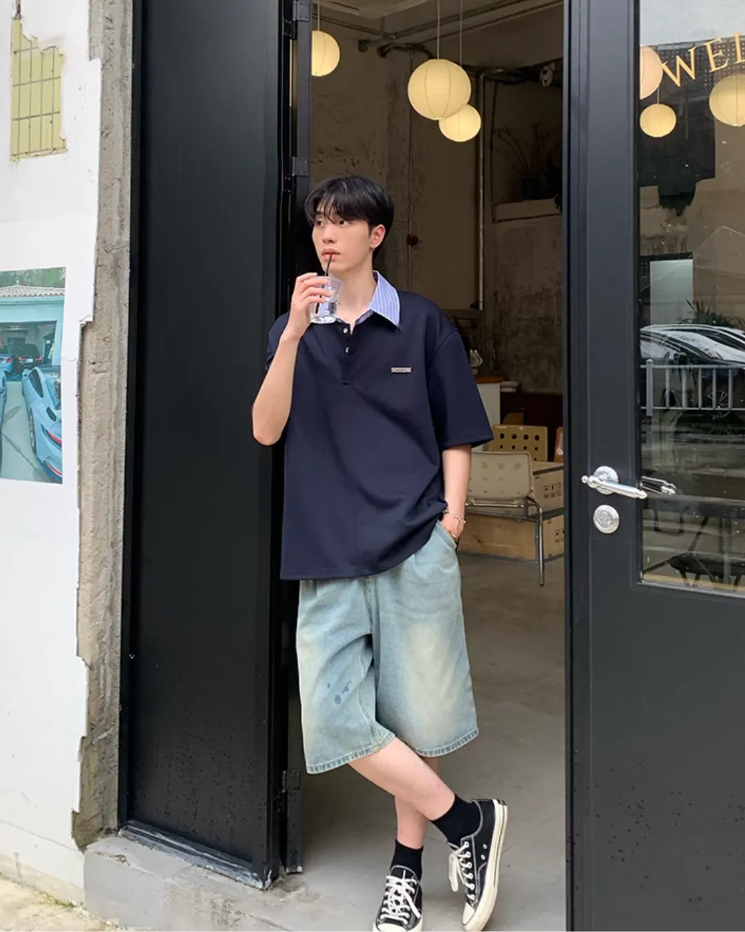 Layered Polo T-Shirt OYC0076