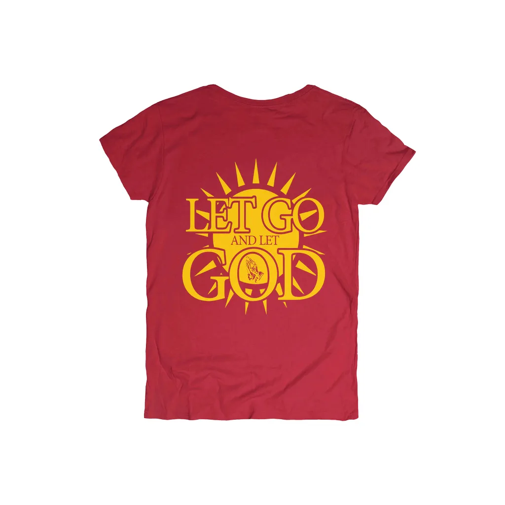 Let Go and Let God (Women's) DARK T-Shirts
