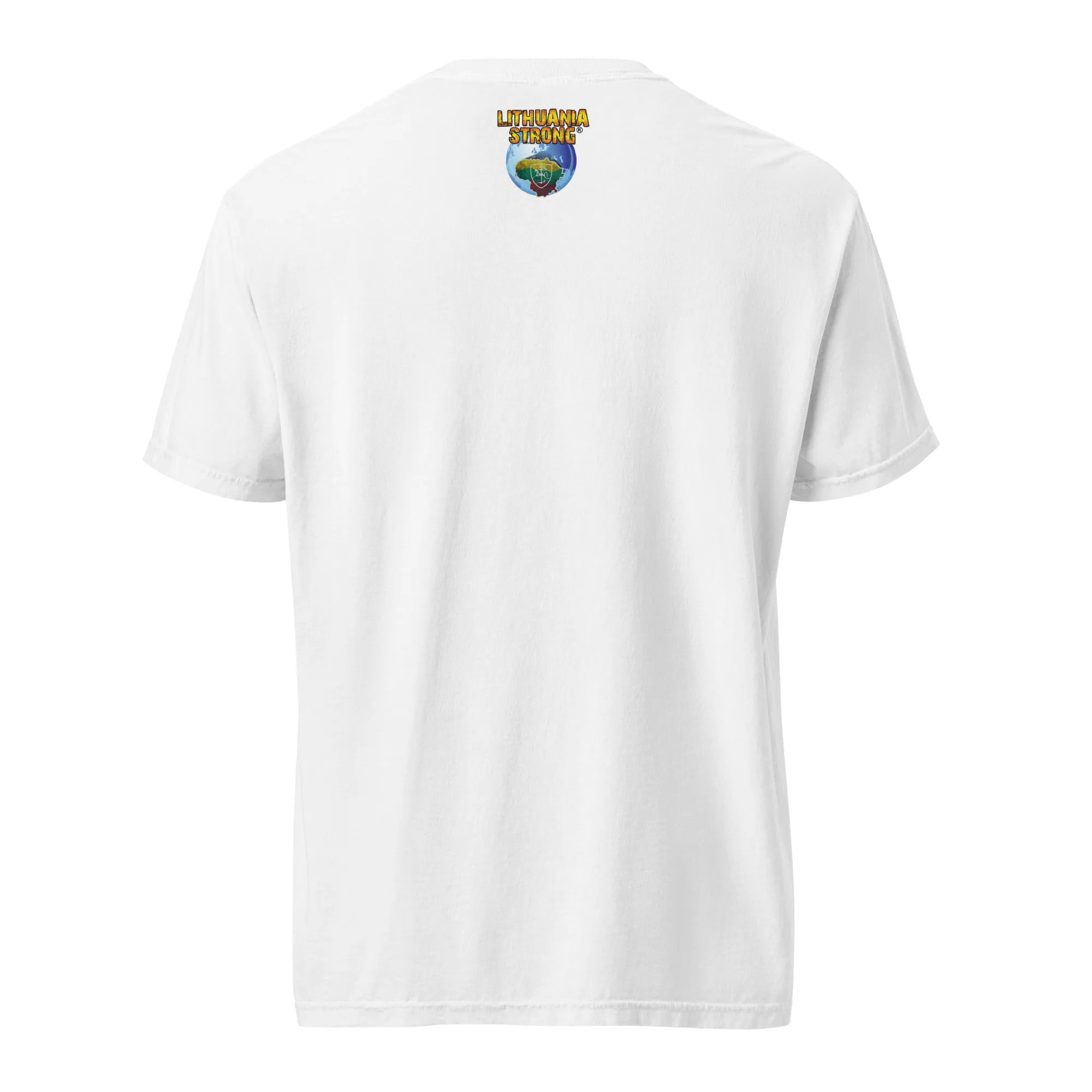 Lietuva Paris 2024 - Men/Women Unisex Soft-Washed Comfort Cotton Short Sleeve T-Shirt