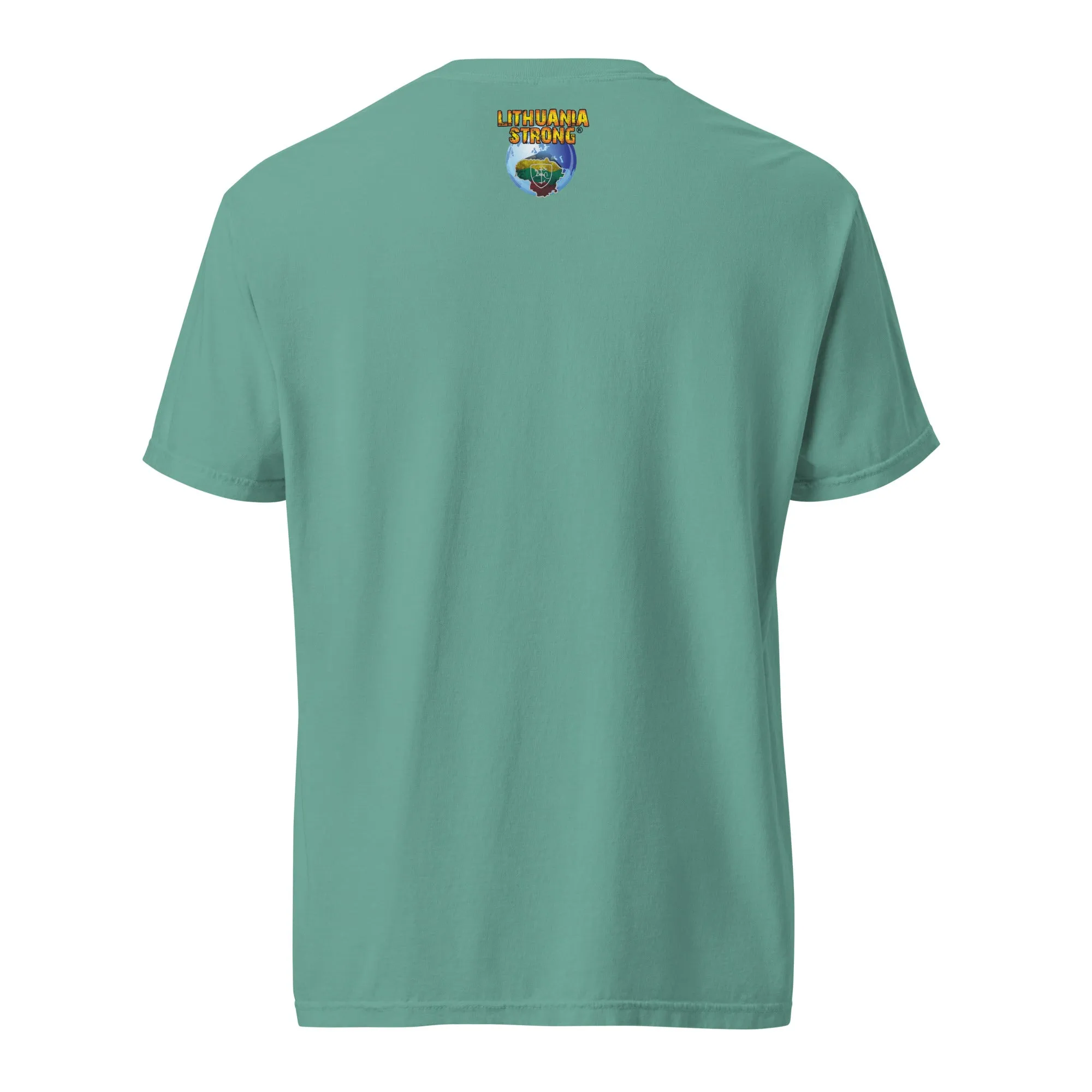 Lietuva Paris 2024 - Men/Women Unisex Soft-Washed Comfort Cotton Short Sleeve T-Shirt
