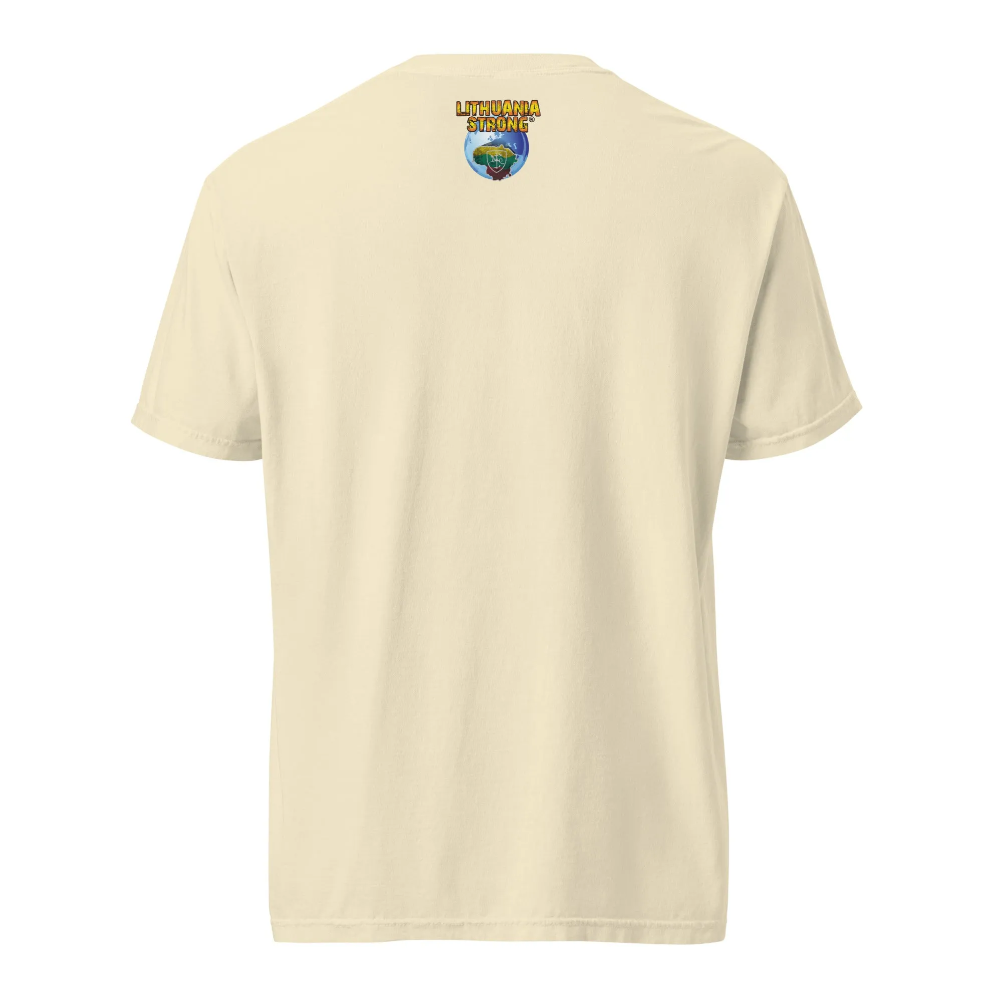 Lietuva Paris 2024 - Men/Women Unisex Soft-Washed Comfort Cotton Short Sleeve T-Shirt