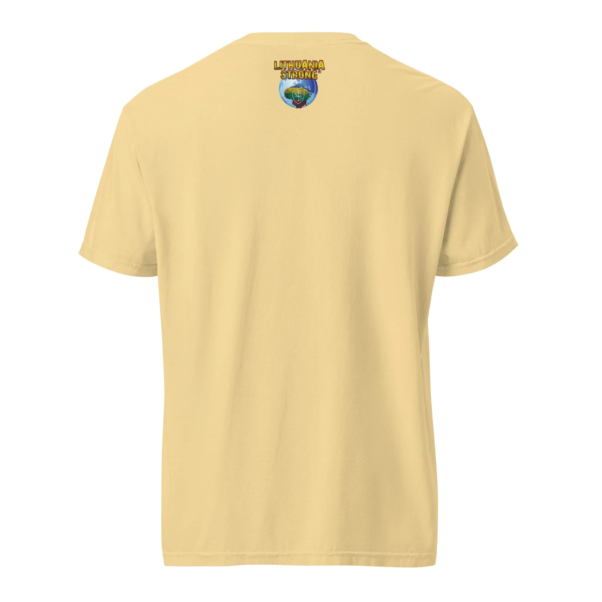 Lietuva Paris 2024 - Men/Women Unisex Soft-Washed Comfort Cotton Short Sleeve T-Shirt