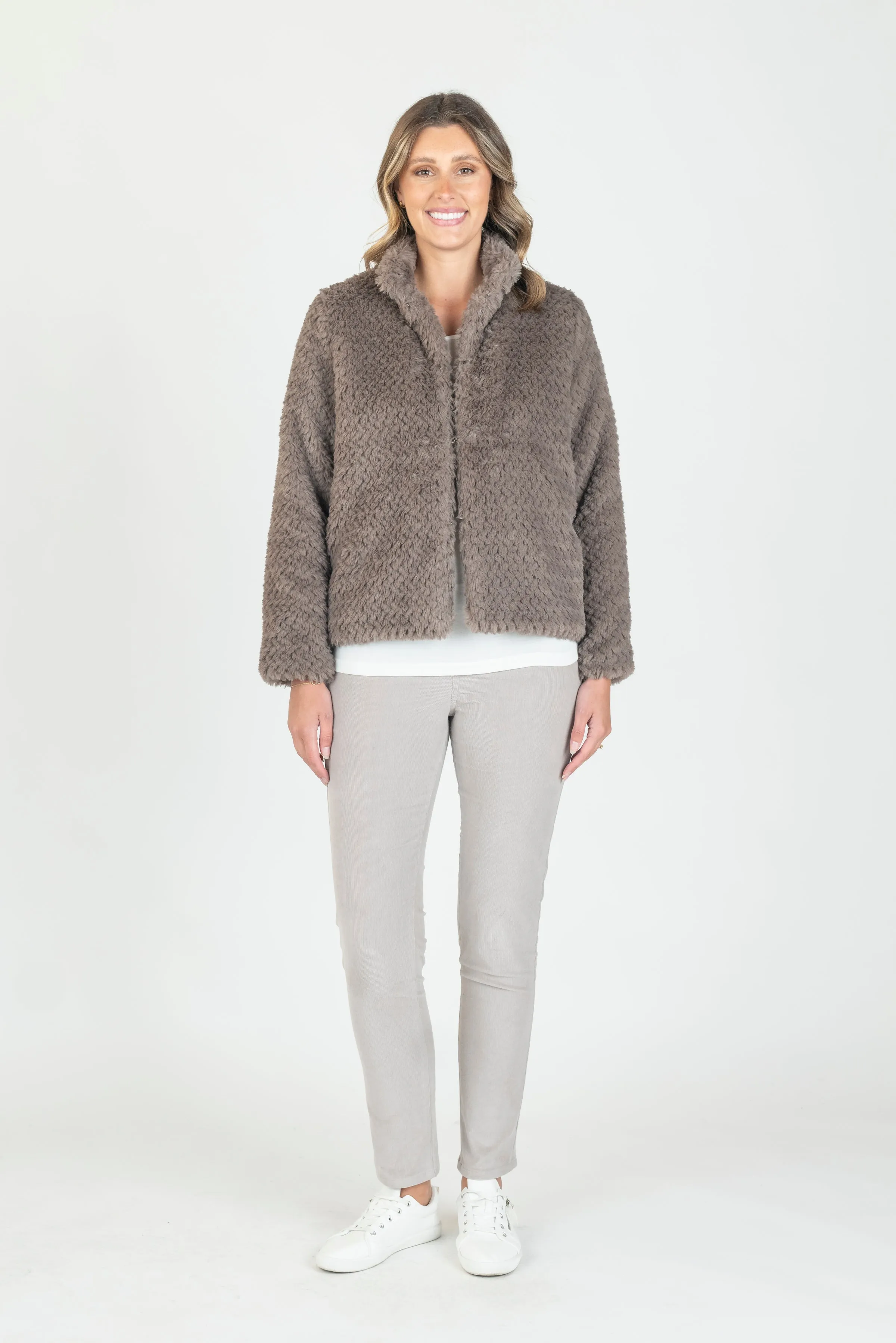 Lined Faux Fur Jacket