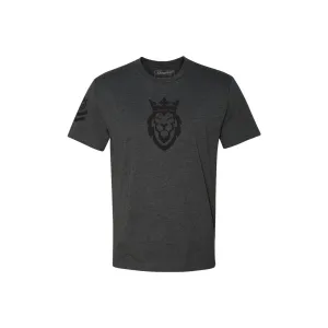 Lion Black on Charcoal T-Shirt