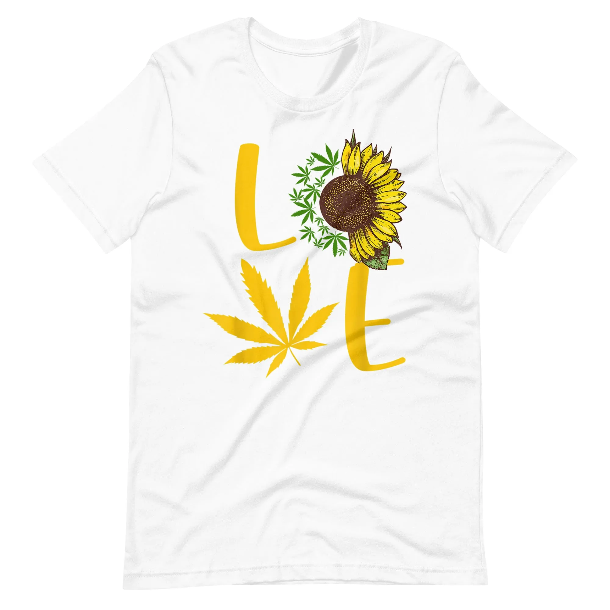Love-Weed-Sunflower-Love-Unisex t-shirt