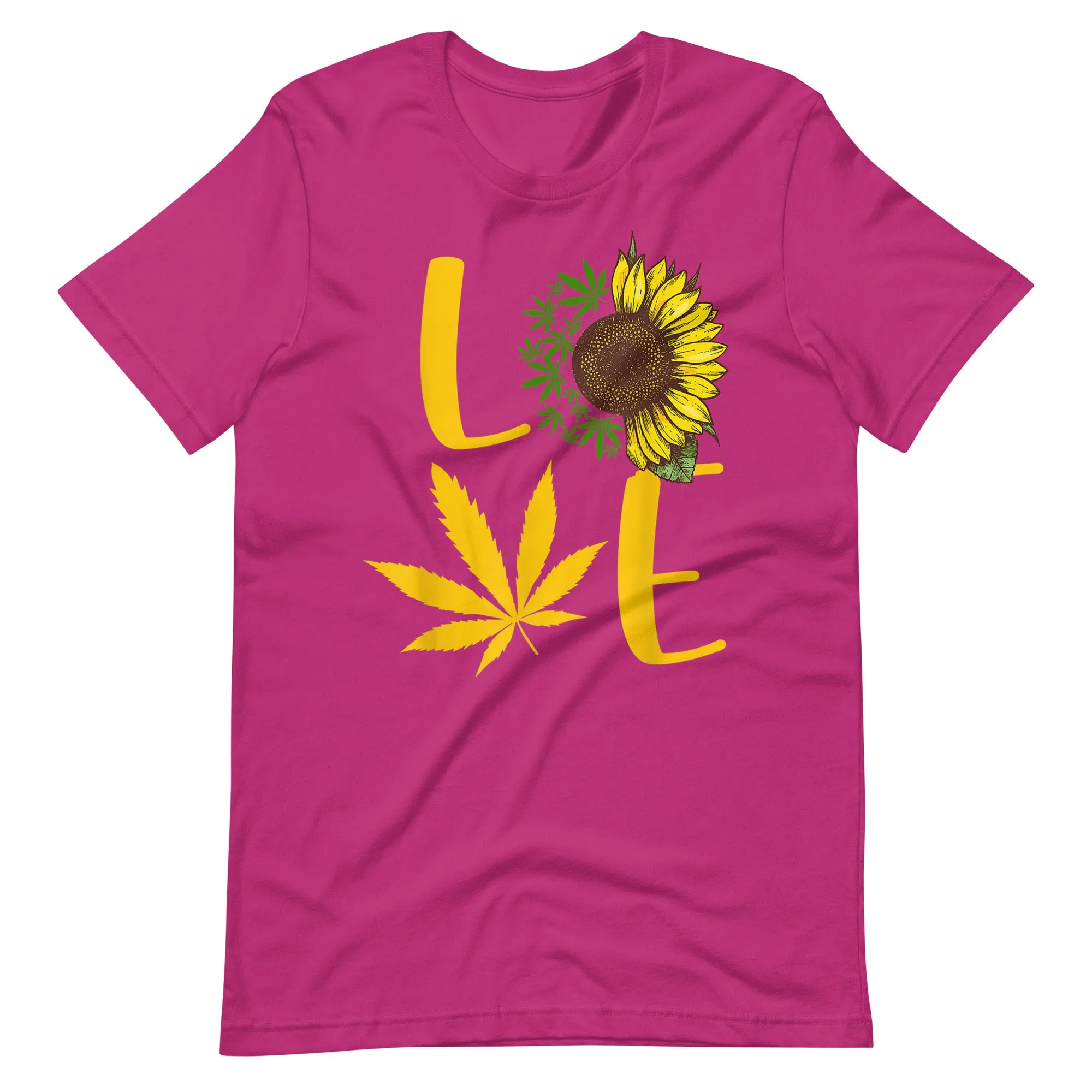 Love-Weed-Sunflower-Love-Unisex t-shirt