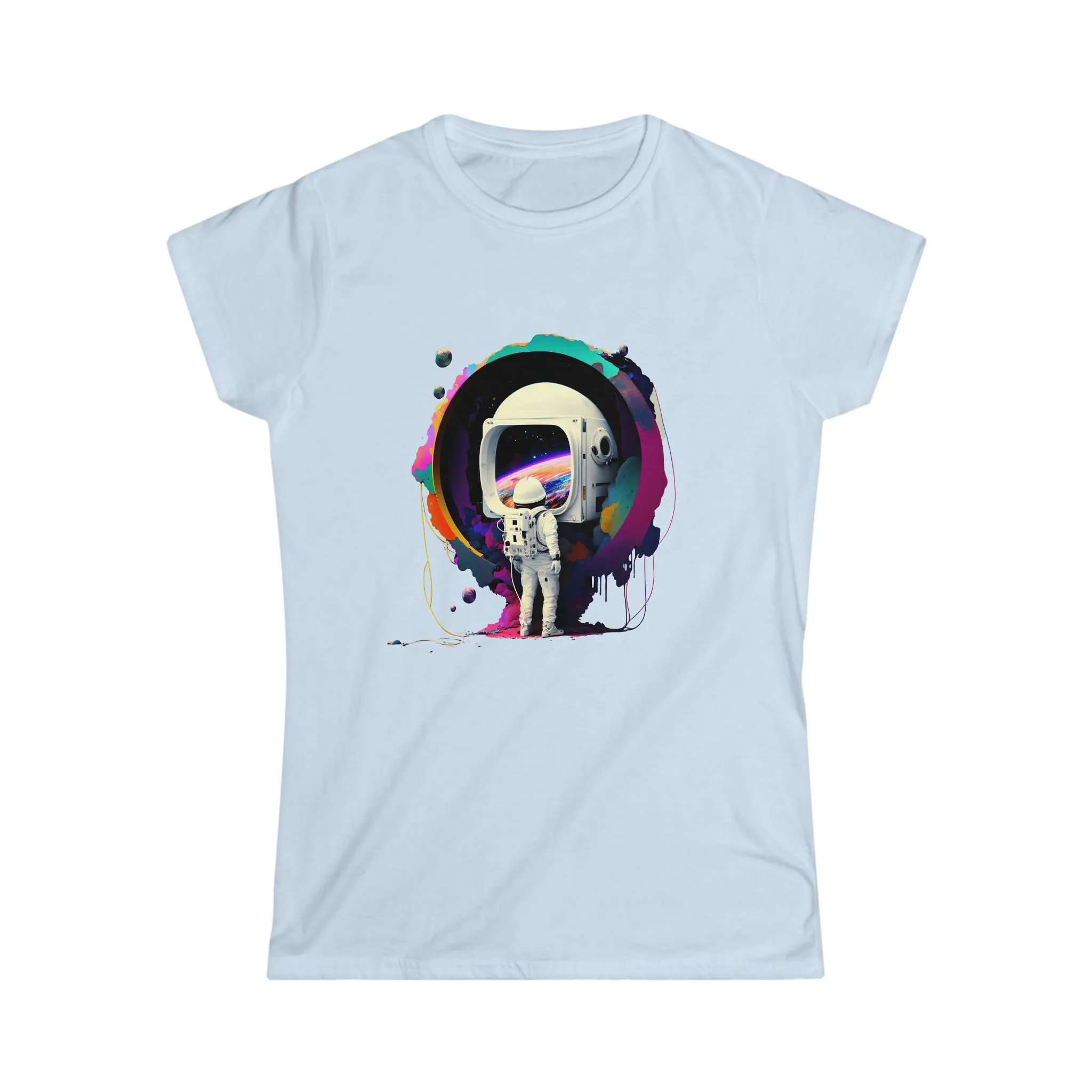 Lunar Mirror  - Women's Slim T-Shirt