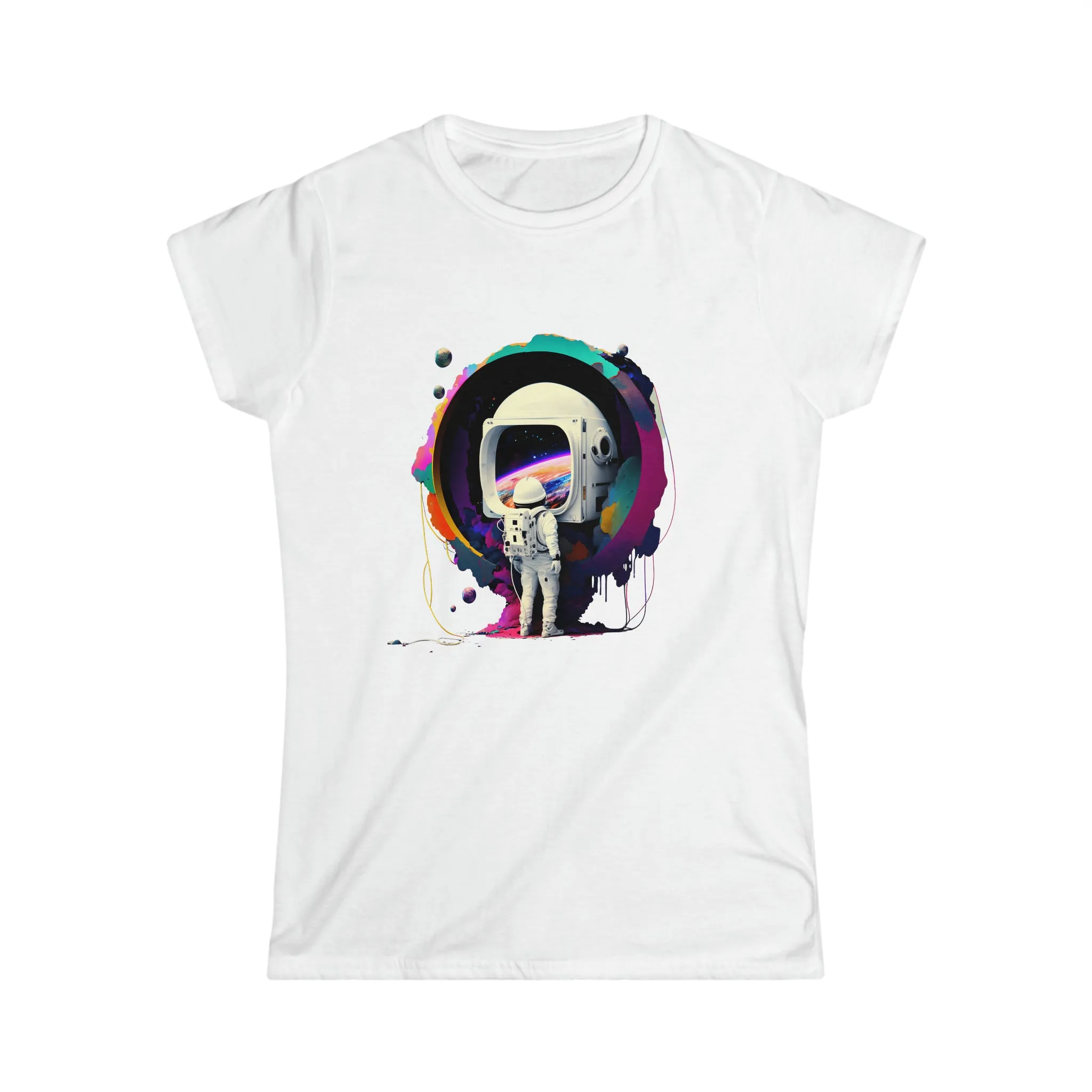 Lunar Mirror  - Women's Slim T-Shirt