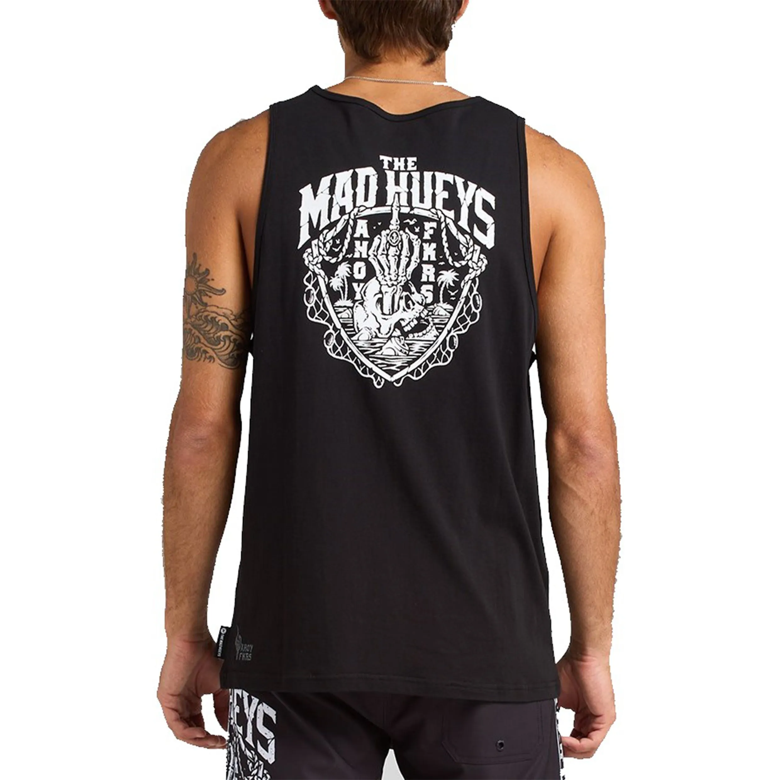 MAD HUEYS AHOY F*UCKERS TANK BLACK