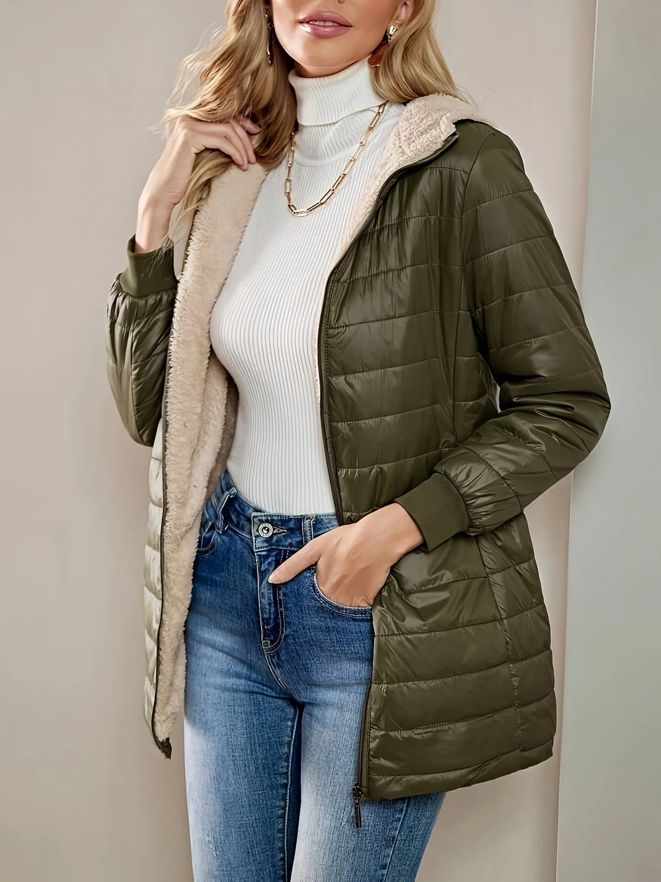 Maila | Casual long jacket