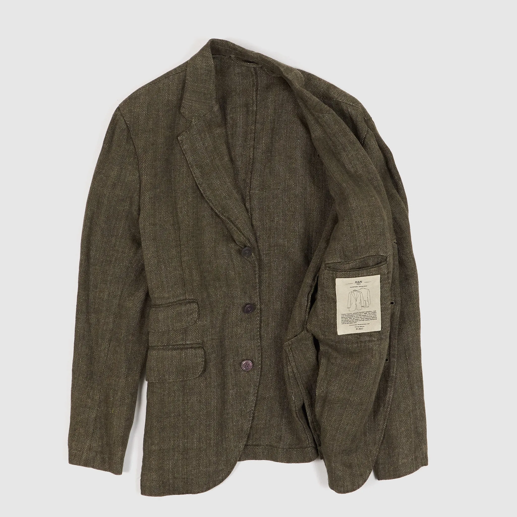 Man 1924 Kennedy Linen Blazer