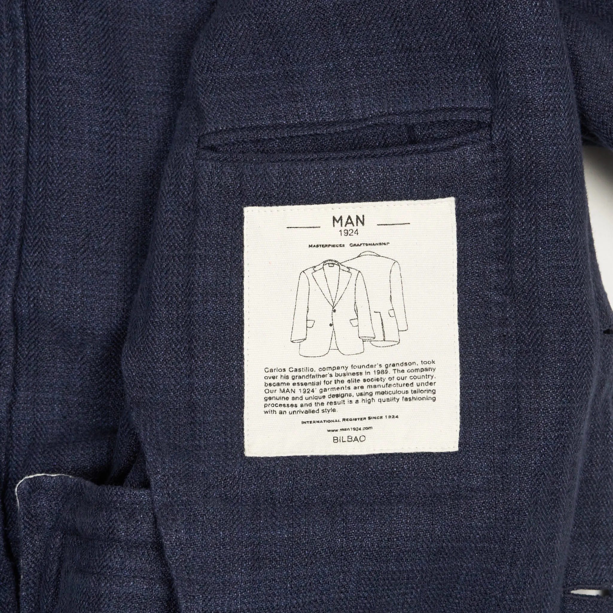 Man 1924 Kennedy Linen Blazer