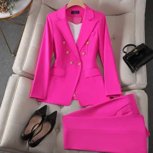 Marigold - Elegant Office Blazer and Pant Set