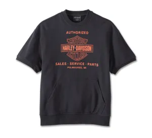 Men's Combustion Sweatshirt Tee - Black Beauty