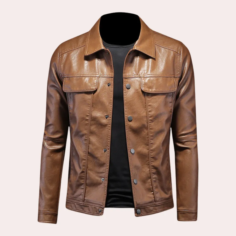 Men's fashionable modern biker jacket