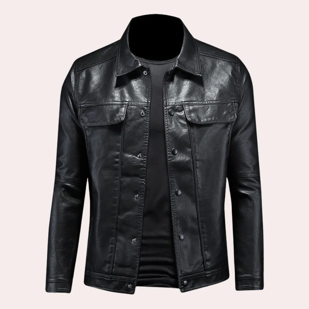 Men's fashionable modern biker jacket