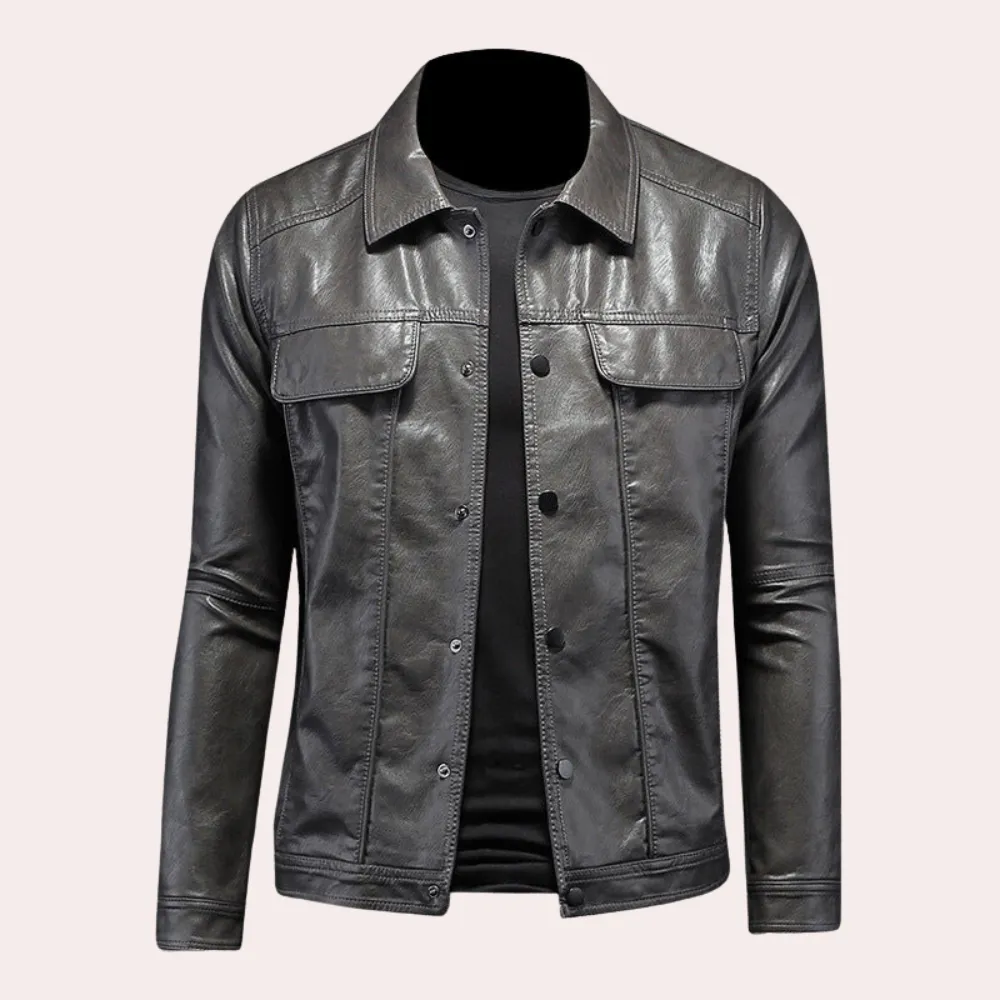 Men's fashionable modern biker jacket