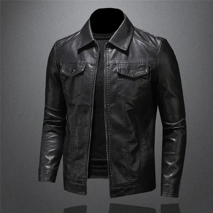 Men's Leather Jacket, Stylish Design