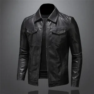 Men's Leather Jacket, Stylish Design