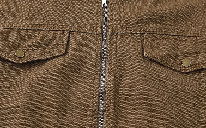 Men's Solid Casual Trucker Jacket for Effortless Style