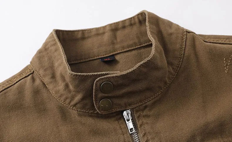Men's Solid Casual Trucker Jacket for Effortless Style