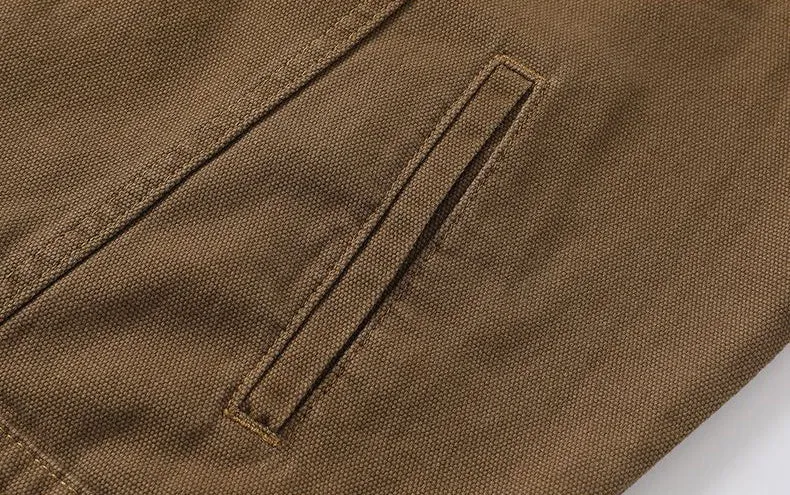 Men's Solid Casual Trucker Jacket for Effortless Style