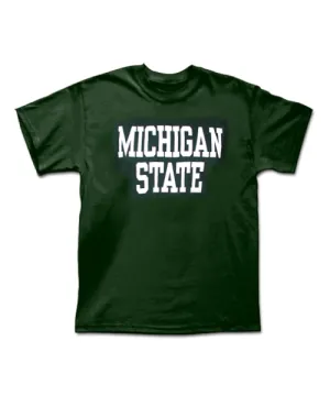 Michigan State University Spartans Block Design Youth T-Shirt