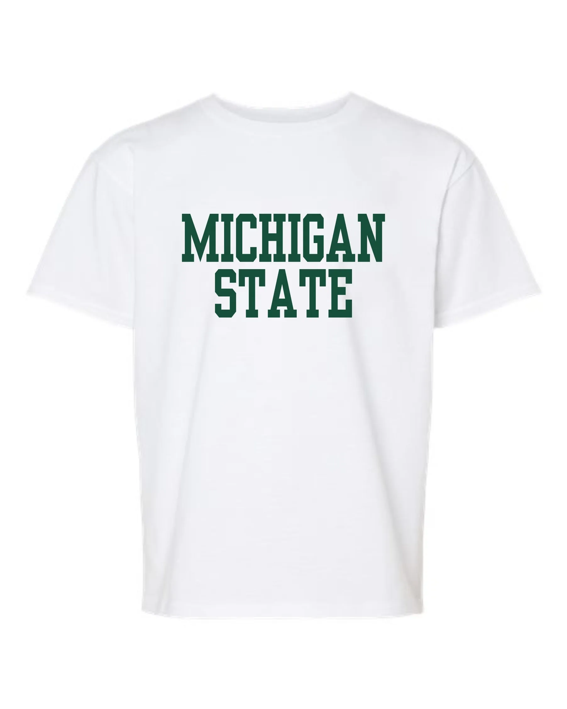 Michigan State University Spartans Block Design Youth T-Shirt