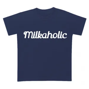 Milkaholic Baby Novelty T-shirt | Josiah Amari