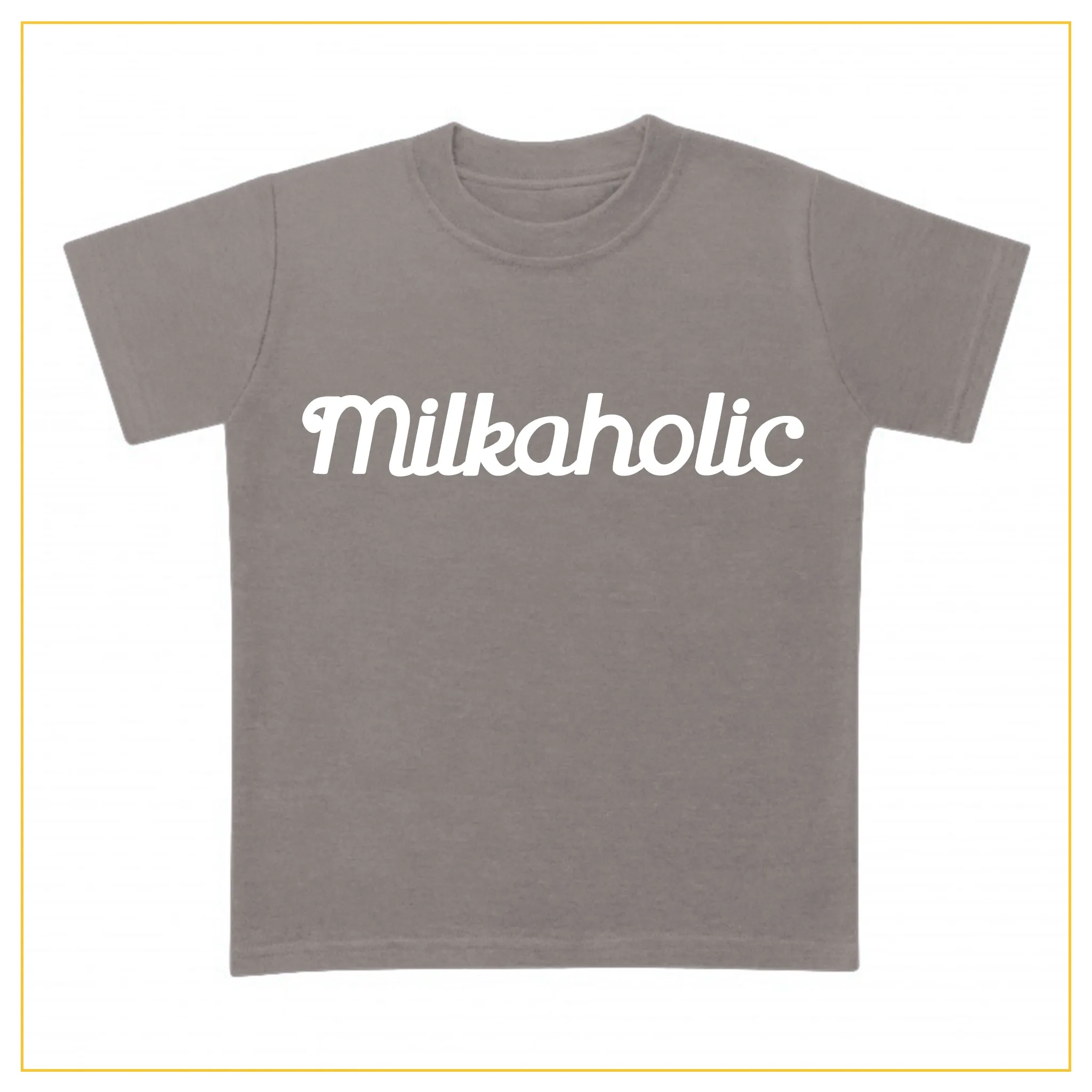 Milkaholic Baby Novelty T-shirt | Josiah Amari