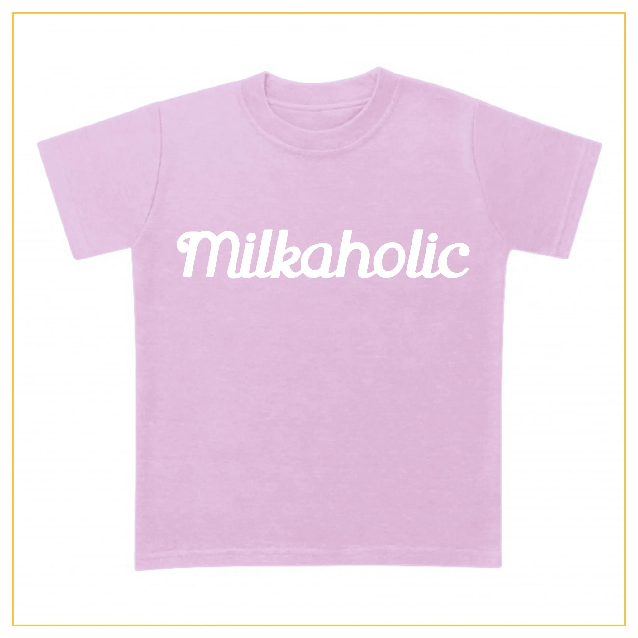 Milkaholic Baby Novelty T-shirt | Josiah Amari