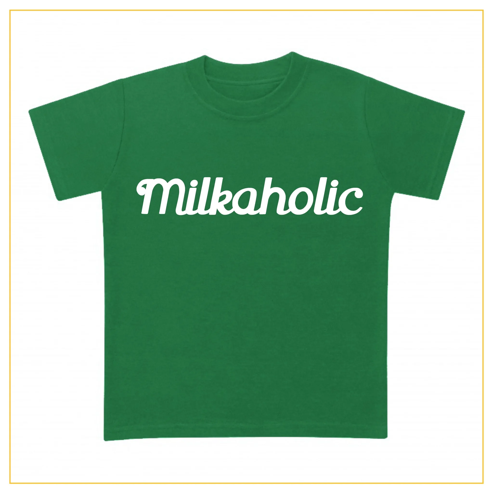Milkaholic Baby Novelty T-shirt | Josiah Amari