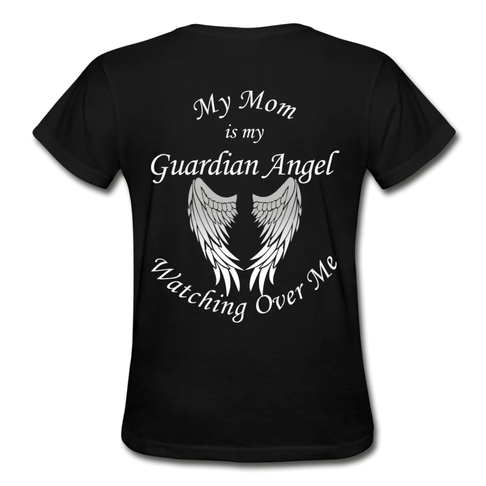 Mom Guardian Angel Gildan Ultra Cotton Ladies T-Shirt (CK1368)