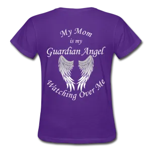Mom Guardian Angel Gildan Ultra Cotton Ladies T-Shirt (CK1368)