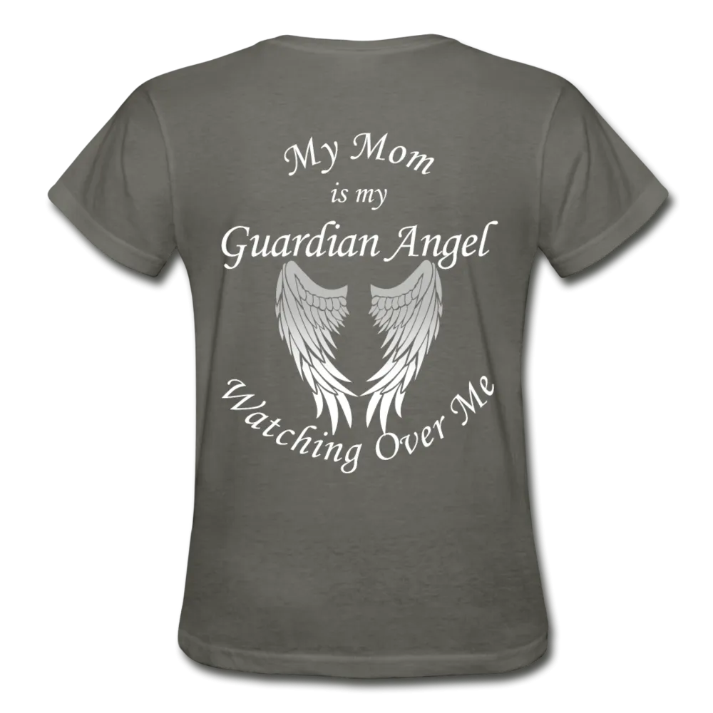Mom Guardian Angel Gildan Ultra Cotton Ladies T-Shirt (CK1368)