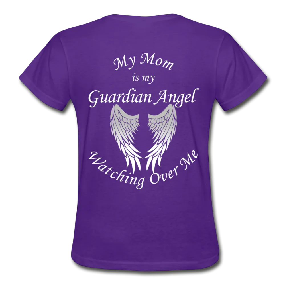 Mom Guardian Angel Gildan Ultra Cotton Ladies T-Shirt (CK1368)