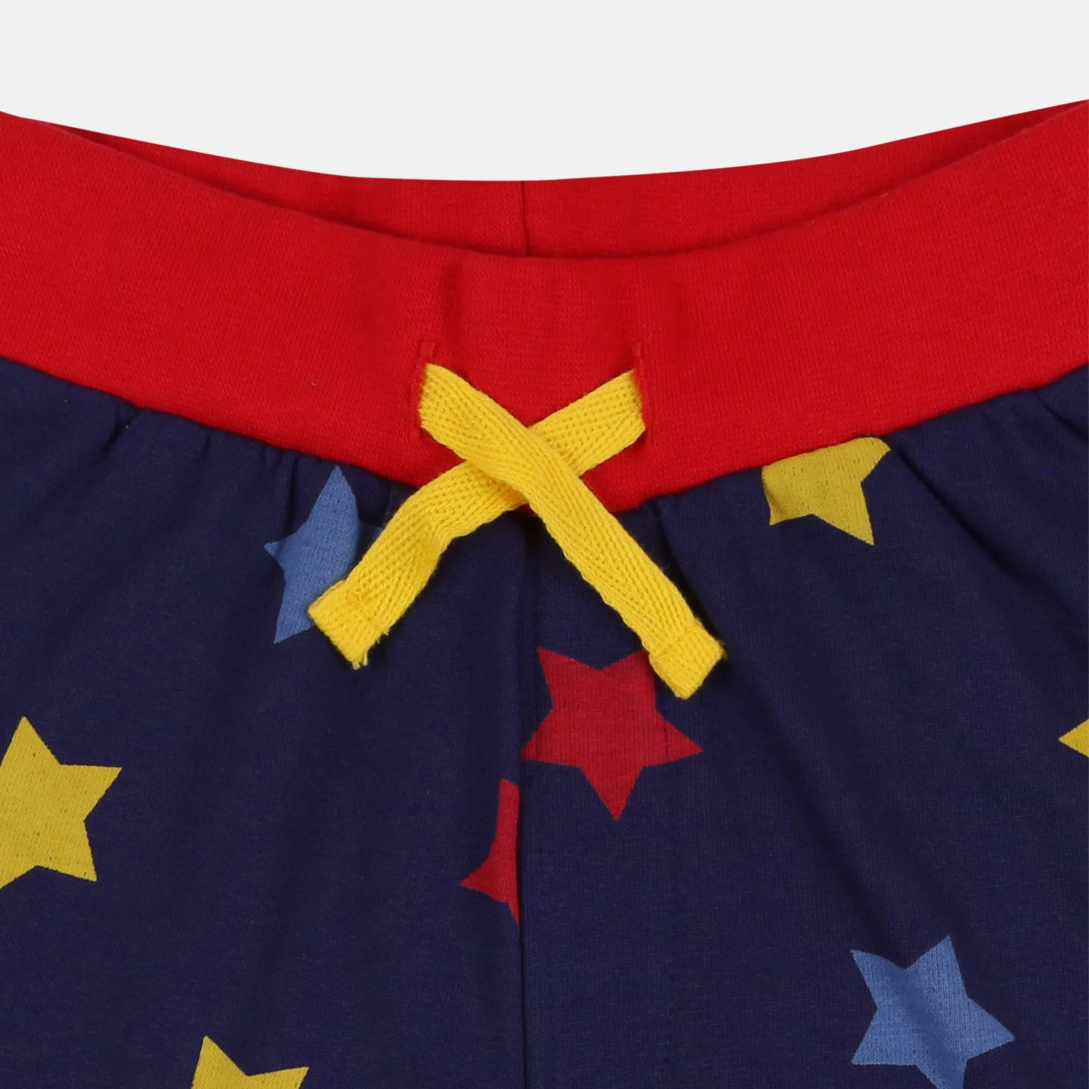 Multicoloured Star And Stripe Print Short - 2 Pack