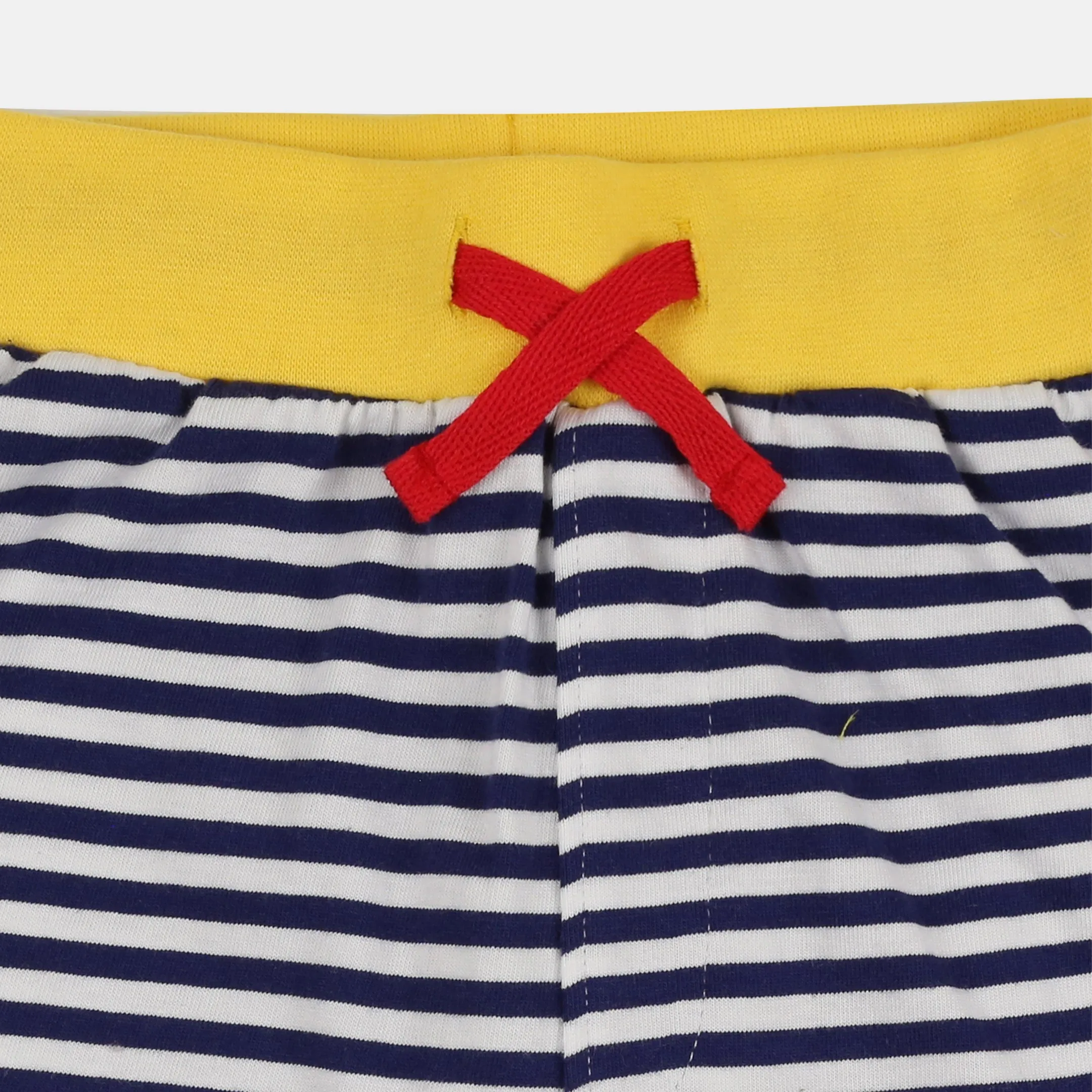 Multicoloured Star And Stripe Print Short - 2 Pack