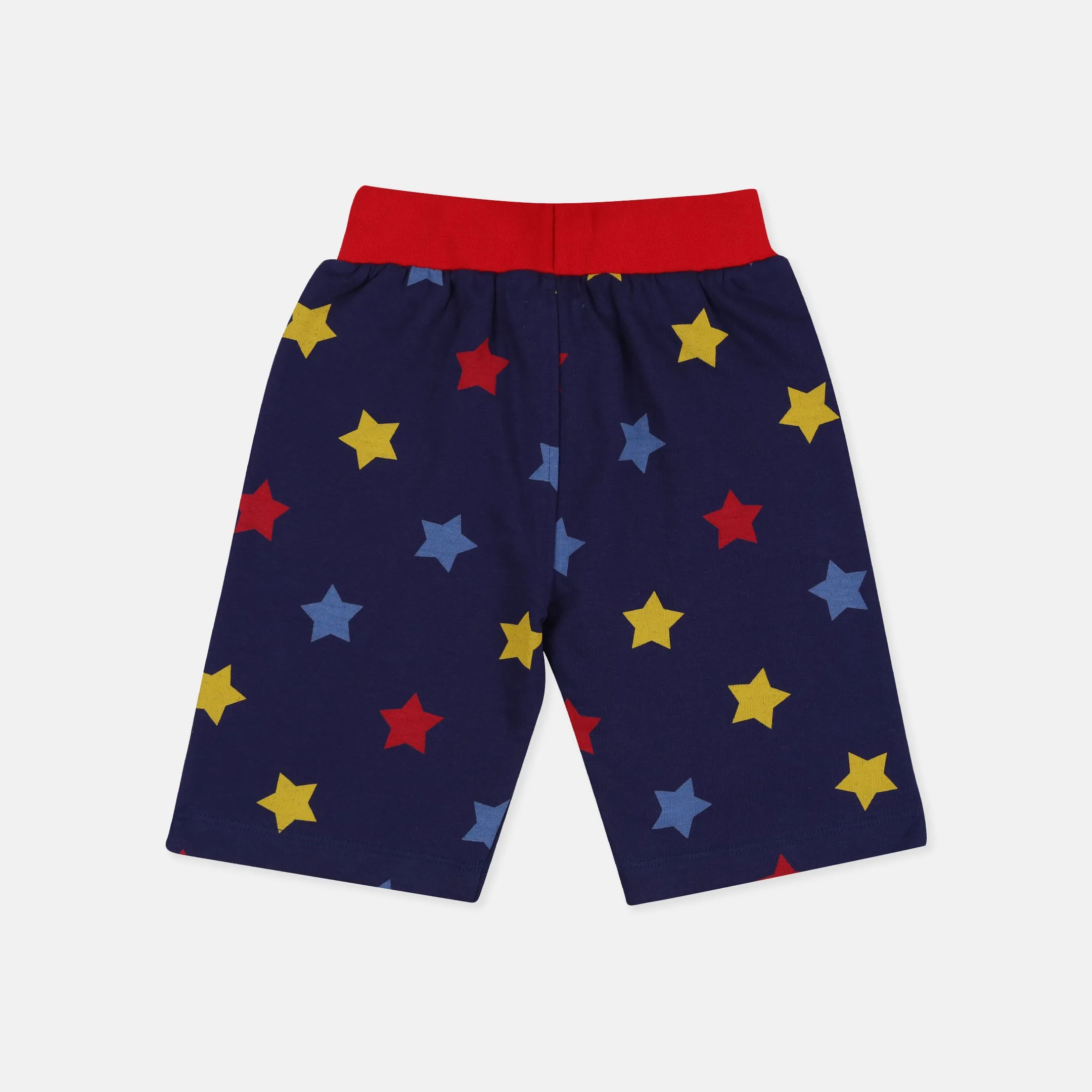 Multicoloured Star And Stripe Print Short - 2 Pack