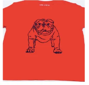 Mustard & Ketchup Kids Game Day Bulldog Shirt