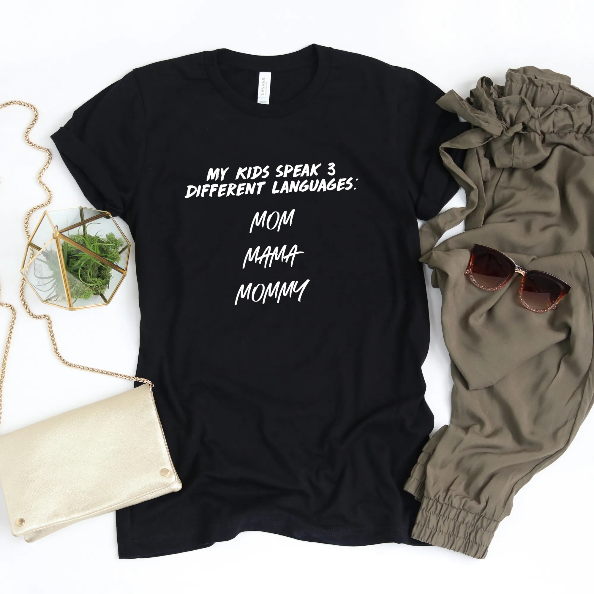 My Kids Speak 3 Different Languages Shirt | Cute Shirts | Mom Shirts