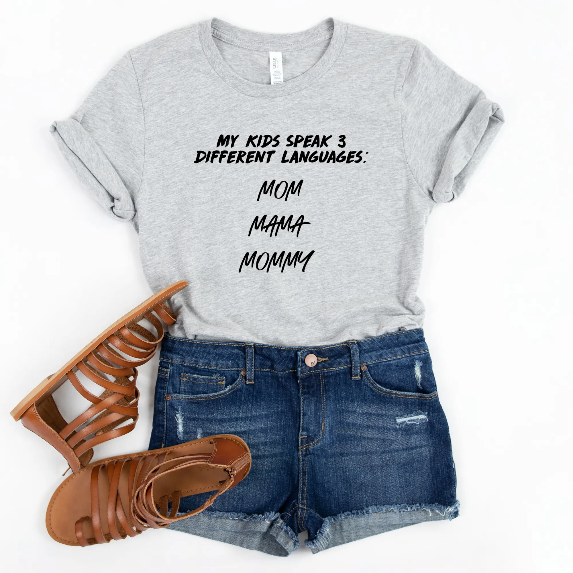 My Kids Speak 3 Different Languages Shirt | Cute Shirts | Mom Shirts