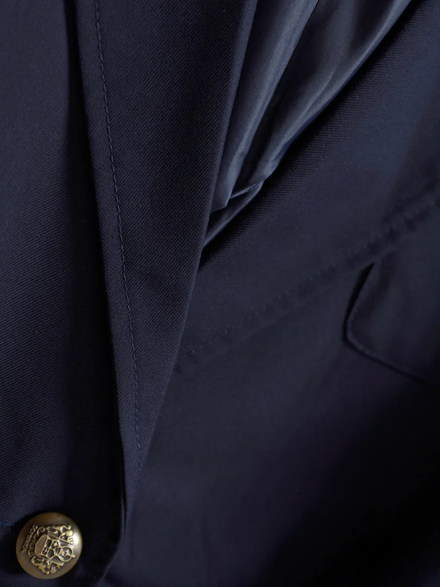 Navy Blue Loose Casual Blazer